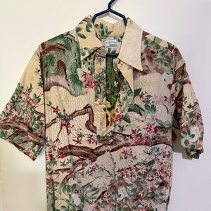 Vintage Surfline Hawaii 70's/80's era Hawaiian print shirt